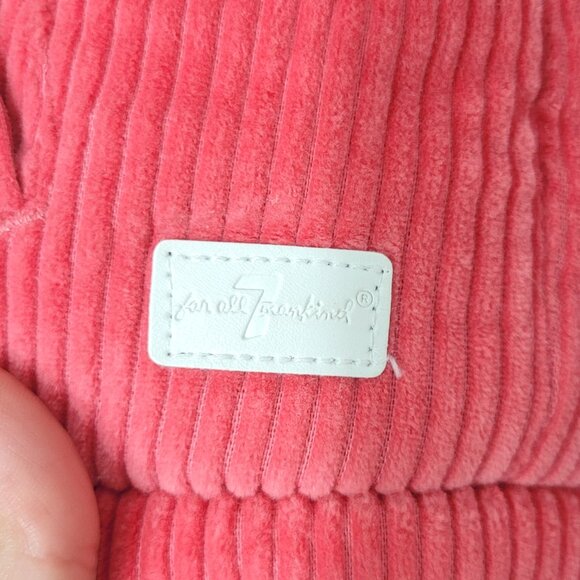 7 For All Mankind Girls Pink 100% Cotton Toddler Corduroy Look Jacket 24M - Picture 8 of 14